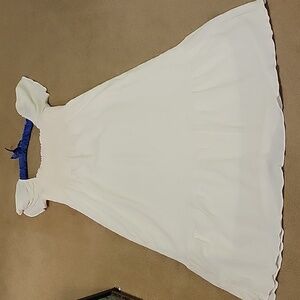 Sweet Bump Maternity Dress New Large Beige Smocked